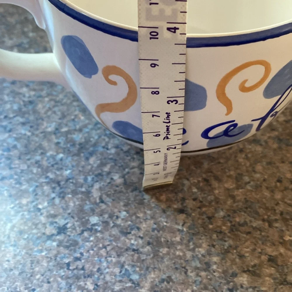☕️☕️☕️Williams Sonoma Chocolat/ Cafe French Style oversized mug/ bowl cup.